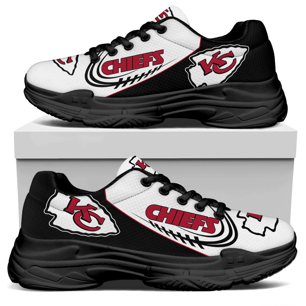 Men's Kansas City Chiefs Edition Chunky Sneakers With Line 005